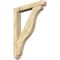 Ekena Millwork Funston Arts and Crafts Rough Sawn Bracket w/ Offset Brace, Douglas Fir, 6"W x 36"D x 48"H BKT0604X36X48FST03RDF - alternate 1